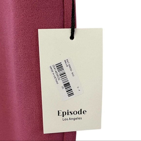 NEW Episode Los Angeles‎ Short Mauve A-Line Bell Sleeve Dress - Picture 6 of 6
